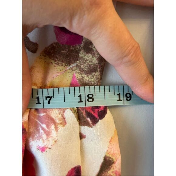 Leith pleated skirt floral dress size M Spring Easter Colorful - Picture 6 of 10